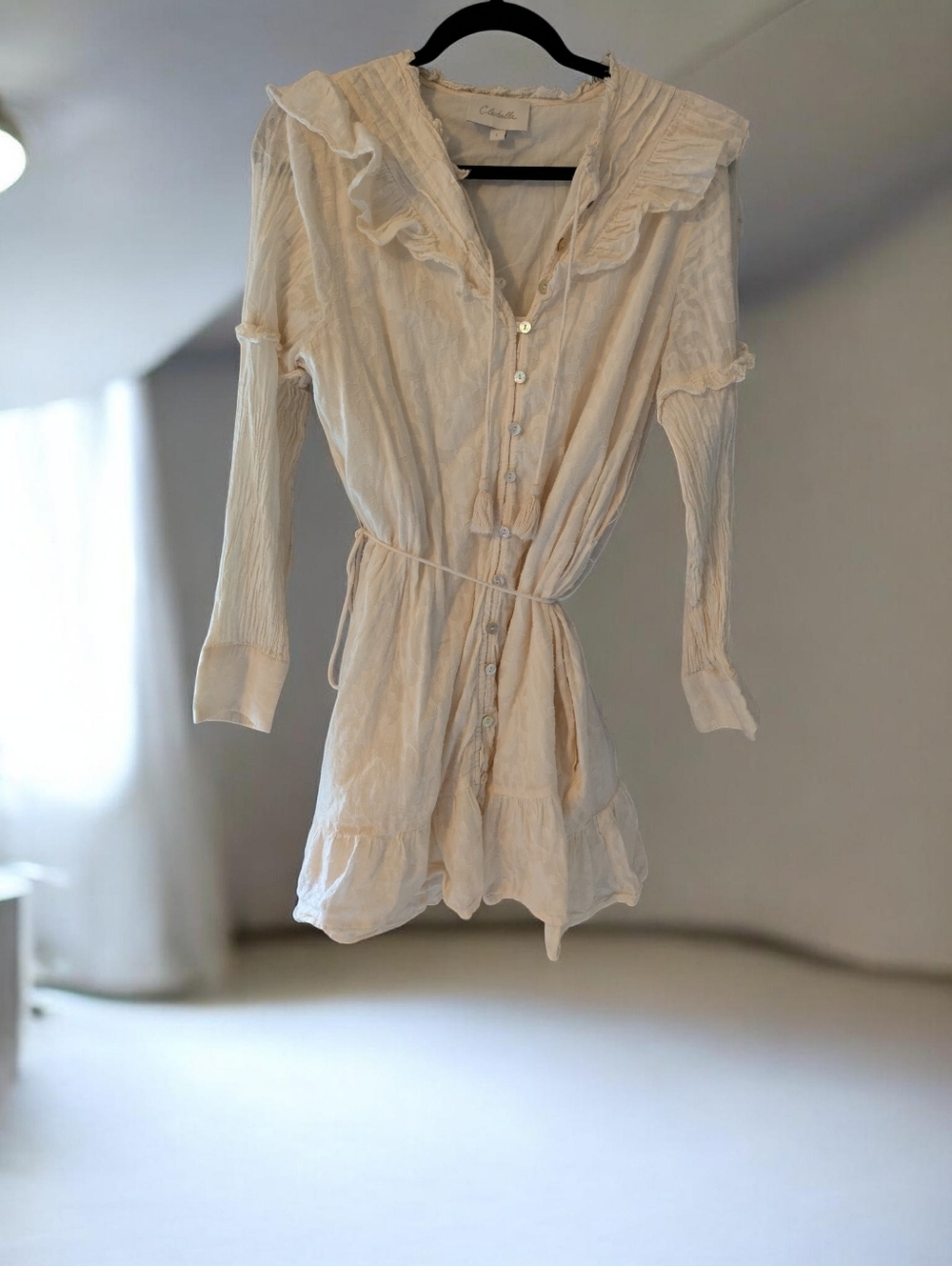 Cleobella Cream Dress Noa Mini L